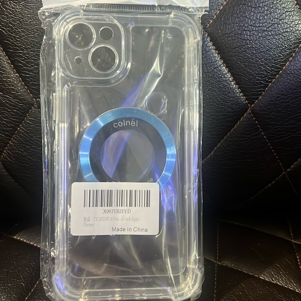 Rotatable Ring for iPhone 14 Plus Clear - Picture 2 of 2